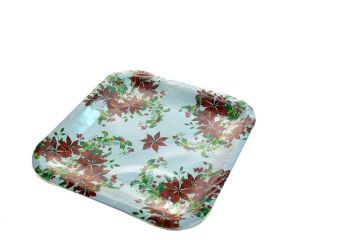 SET 8 PIATTI QUADRATI 23X23CM