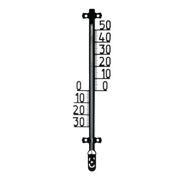 TERMOMETRO PER ESTERNI CM 5X1.5 H. 27.5 IN PLASTICA NERO