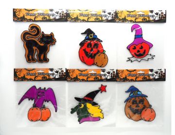 GEL FINESTRA HALLOWEEN H20X15CM