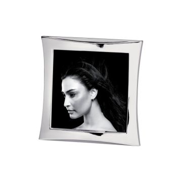 PORTAFOTO IN METALLO LUCIDO COLORE ARGENTO 10X15CM