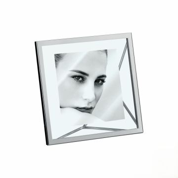 PORTAFOTO IN METALLO LUCIDO ARGENTO 13X18CM 