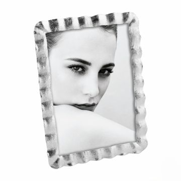 PORTAFOTO IN METALLO ARGENTO 13X18CM 