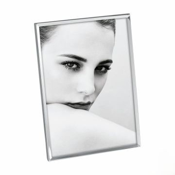 PORTAFOTO IN METALLO LUCIDO COL. ARGENTO 13X18CM 