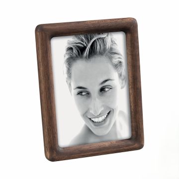 PORTAFOTO IN LEGNO STONDATO WENGE 15X20CM 