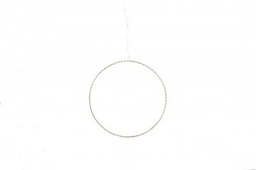 LUCE MICROLED RING CON 190 LUCI BIANCO CALDO D 40CM - CON 6 GIOCHI LUCE - USO ESTERNO