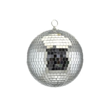 SFERA EFFETTO DISCOTECA COLOR ARGENTO DIAM. 20CM