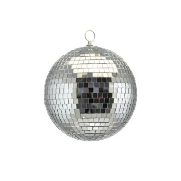 SFERA EFFETTO DISCOTECA COLOR ARGENTO DIAM. 25CM