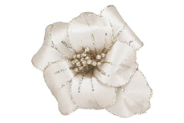 FIORE GAMBO CORTO CHAMPAGNE GLITTERATO