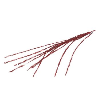 RAMO BACCHETTI GLITTERATO ROSSO