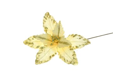 FIORE LUNGO 60CM VELLUTO CREMA