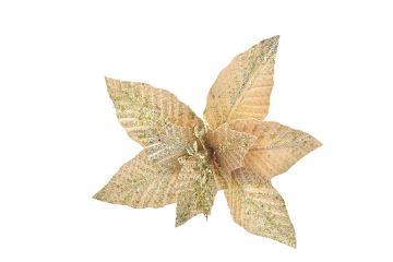 FIORE GAMBO CORTO ORO CON GLITTER