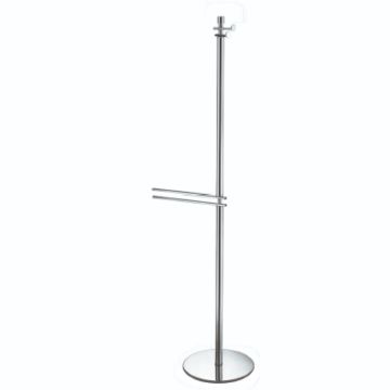 LINEA GARDENA - PIANTANA ALTA PORTA ACCAPPATOI CROMATO