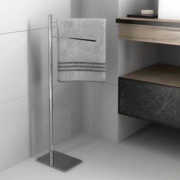 LINEA DIANA - PIANTANA PORTA ASCIUGAMANI CROMATO