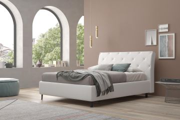 LETTO CONTENITORE LUXURY BIANCO