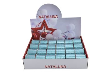 NASTRO NATALIZIO TIFFANY 6.3CMX2.7M