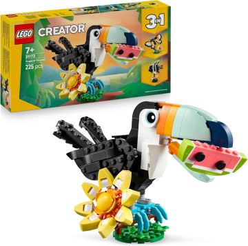 LEGO CREATOR - ANIMALI SELVATICI TUCANO TROPICALE