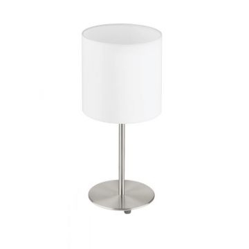 LAMPADA DA TAVOLO PASTERI BIANCO H. 40CM - 1X60W E27