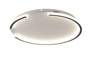 PLAFONIERA A LED PAIGE T BIANCO/NERO D 50CM - 41W