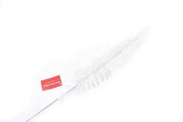 RAMO ABETE BIANCO GLITTERATO L 65CM