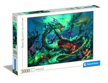 CLEMENTONI HQC - PUZZLE 3000 PEZZI THE UNDERWATER BATTLE