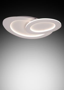 PLAFONIERA A LED ISOTTA 49X40 H. 7.5CM BIANCO - 71W 3000-6000K 3600lm