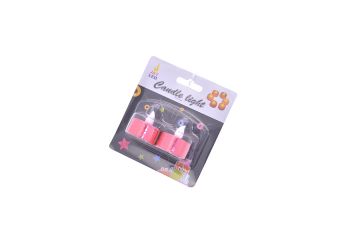 SET 2 TEALIGHT LED ROSSO