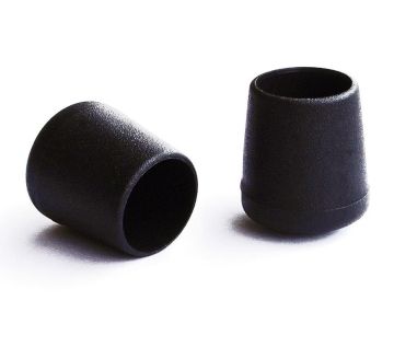 SET 8 PUNTALI TONDI NERI DIAM. 12mm