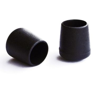 SET 4 PUNTALI TONDI NERI DIAM. 28mm