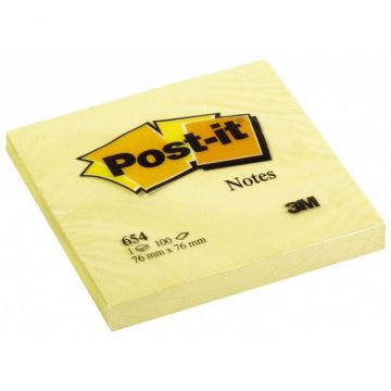 3M 654 POST-IT GIALLO 76X76