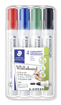 STAEDTLER - LUMOCOLOR SET 4 MARCATORI PER LAVAGNA 