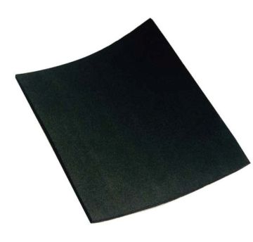 TAPPETO ANTISCIVOLO MUSSIT IN EPDM ADESIVA NERO 85X100MM