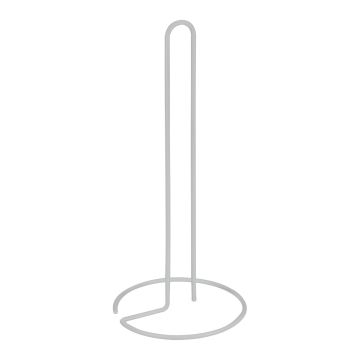PORTA ROTOLO CARTA DA CUCINA ROLLY IN FERRO BIANCO 14X32CM