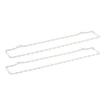 SET 2 PORTA COPERCHI TAPA IN FERRO BIANCHI 34X5CM