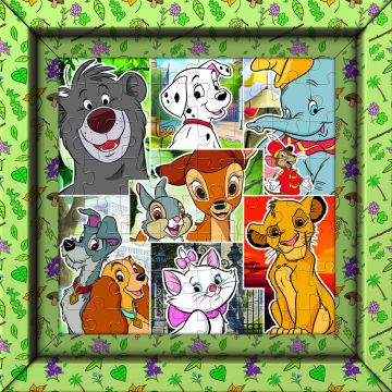 PUZZLE 60 FRAME ME UP DISNEY ANIMAL FRIENDS