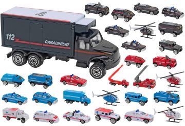 MEZZO D-CAST 1:64 POLIZ/AMB/VDG/CARAB