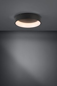 PLAFONIERA A LED MARGHERA 2 NERO/BIANCO 59.5X14CM - 4X8.8W 3000K 4X1050lm 