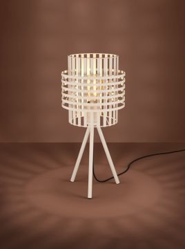 LAMPADA DA TAVOLO OLTAMAR SABBIA 21X45.5CM - 1XE27 40W