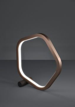 LAMPADA DA TAVOLO A LED ESTRELLA BRONZE E BLACK 9X28.5X29CM - 7W 2200-6500K 1200lm