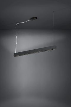 LAMPADARIO A LED TERMINI NERO 106.5X150CM - 33/15.5W 3000K 4200/1900lm