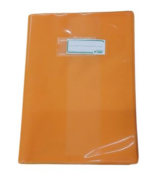 COLIBRI - COPRIMAXI COPERTINA 21X29.7 CM TRASPARENTE LISCIA A4 ARANCIO