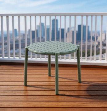 NARDI OUTDOOR - TAVOLINO MOD.DOGA DIAM CM 49,5 POLIPROPILENE MENTA