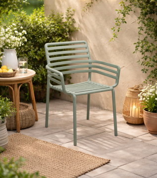 NARDI OUTDOOR - SEDIA MOD. DOGA ARMCHAIR MENTA