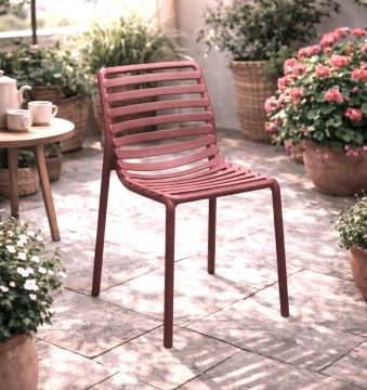 NARDI OUTDOOR - SEDIA MOD. DOGA BISTROT MARSALA