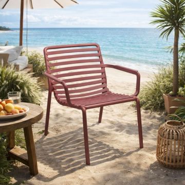 NARDI OUTDOOR - SEDIA MOD. DOGA RELAX MARSALA