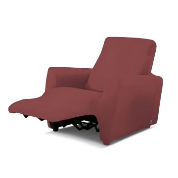 BIANCALUNA - COPRIPOLTRONA RECLINABILE BORDEAUX LINEA GENIUS LOUNGE 