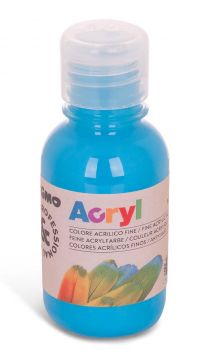 BOTT.COL.ACRILICO CYAN BLU PRIM.125M 125ML