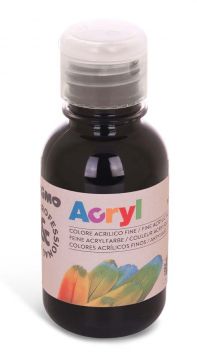 BOTT.COLORE ACRILICO NERO 125ML