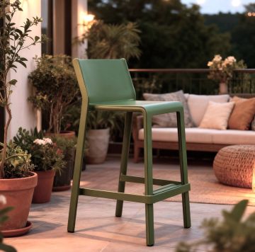 NARDI OUTDOOR - SGABELLO TRILL STOOL MINI AGAVE