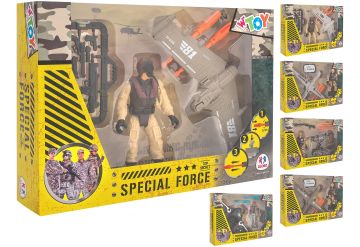 PLAYSET MEZZI MILITARI CON ACCESSORI 6 MODELLI ASSORTITI