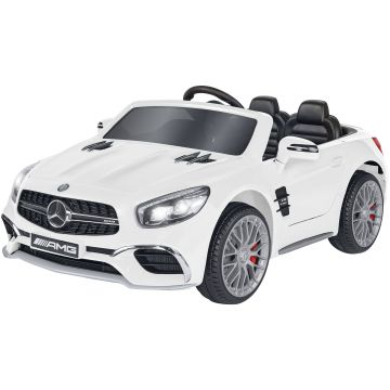 AUTO ELETTRICA MERCEDES SL65 AMG12V 7AH RADIO COMANDATA 2.4GHZ BIANCA